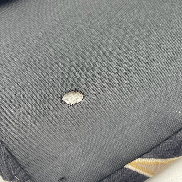 PRINCIPE Tie Men's 58” Multicolor Geometric 100% Silk Textured Black Brown Tan - Picture 7 of 10